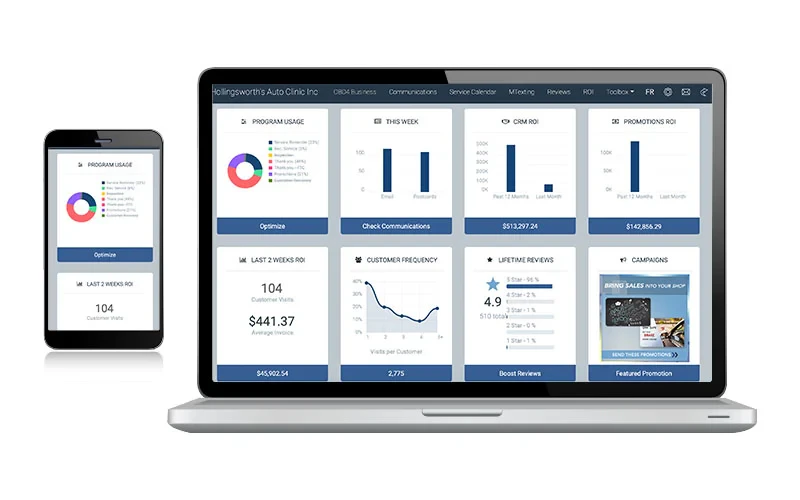 screenshot of Epicor Service CRM